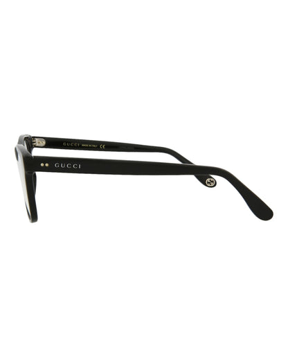 Gucci Square-Frame Acetate Optical Frames Black Black Transparent (GG0476O-30006448-006)