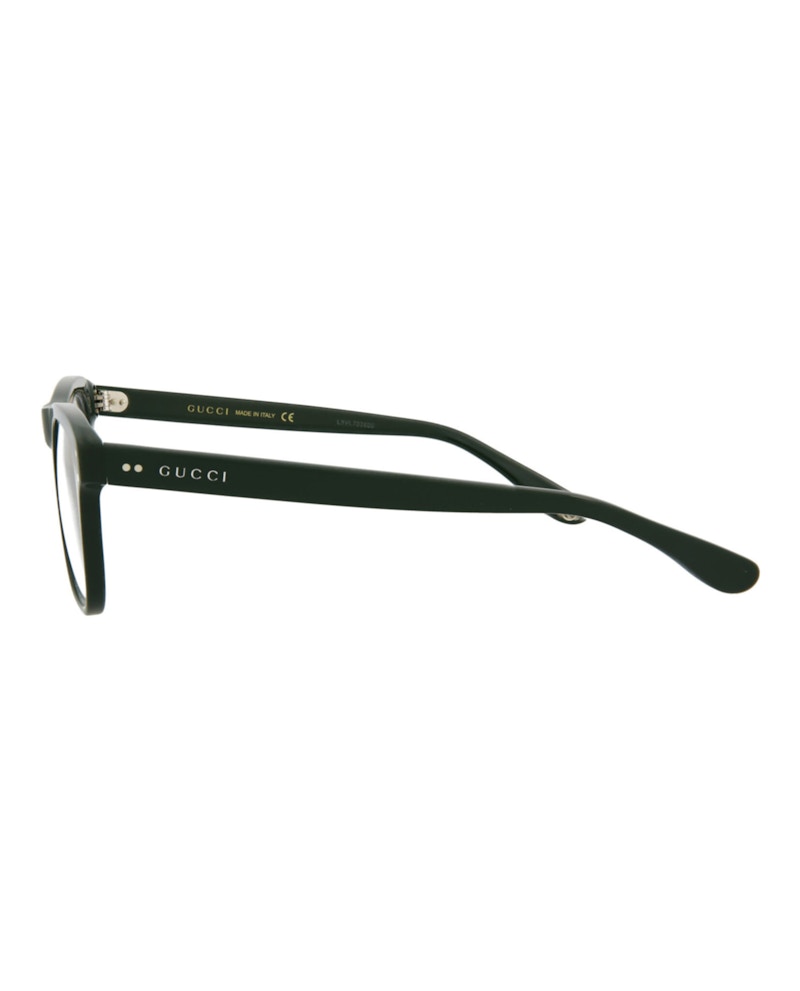 Gucci Square-Frame Acetate Optical Frames Green Green Transparent (GG0476O-30006448-009)