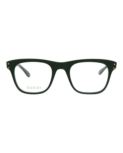 Gucci Square-Frame Acetate Optical Frames Green Green Transparent (GG0476O-30006448-009)