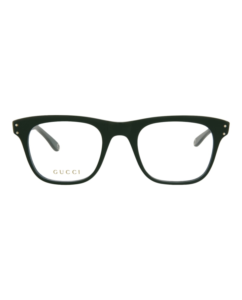 Gucci Square-Frame Acetate Optical Frames Green Green Transparent (GG0476O-30006448-009)