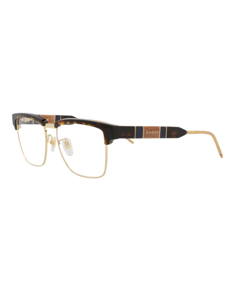 Gucci Square-Frame Acetate Optical Frames Havana Havana Transparent (GG0605O-30008100-002)