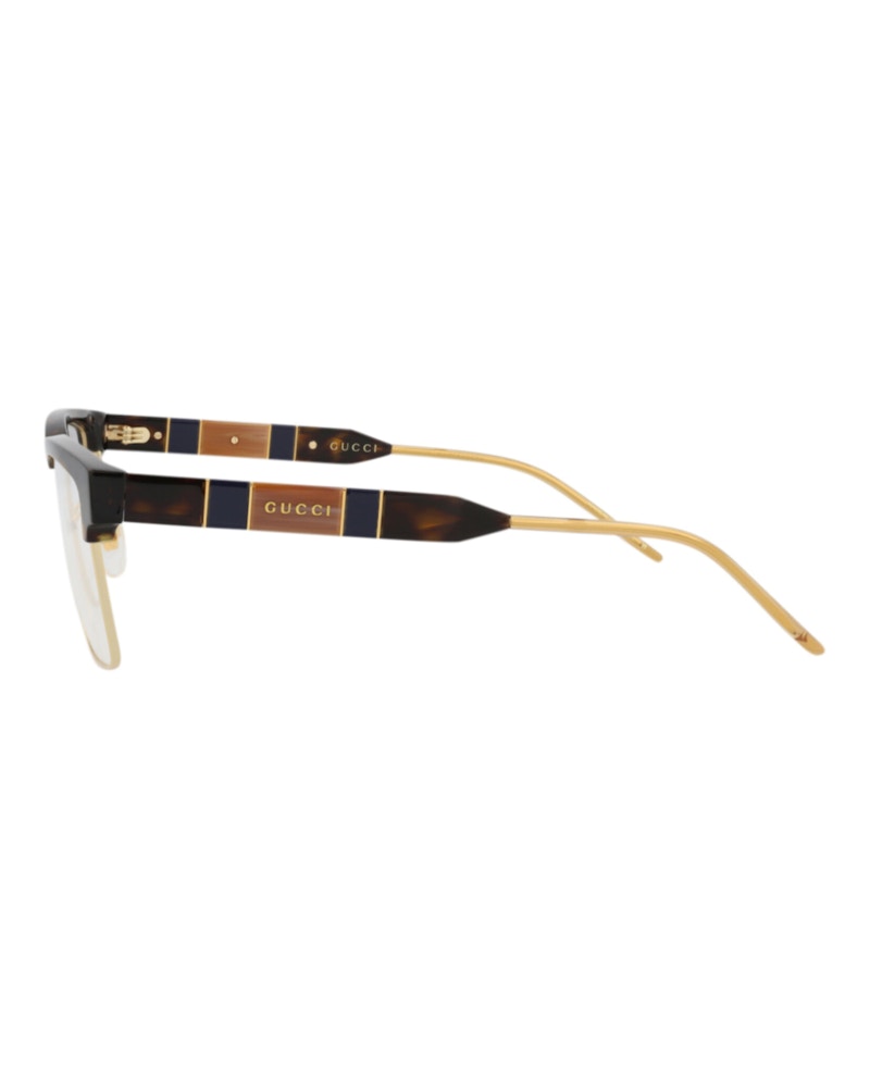 Gucci Square-Frame Acetate Optical Frames Havana Havana Transparent (GG0605O-30008100-002)