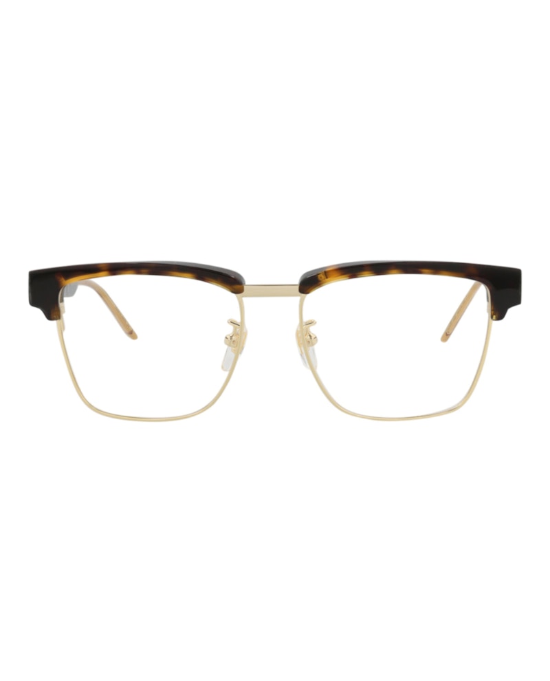 Gucci Square-Frame Acetate Optical Frames Havana Havana Transparent (GG0605O-30008100-002)