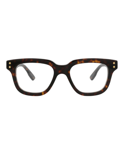 Gucci Square-Frame Acetate Optical Frames Havana Havana Transparent (GG1219O-30013476-002)