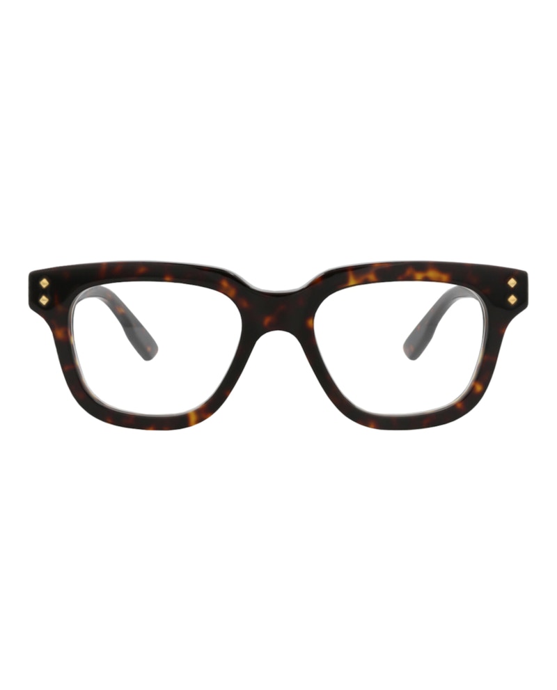 Gucci Square-Frame Acetate Optical Frames Havana Havana Transparent (GG1219O-30013476-002)