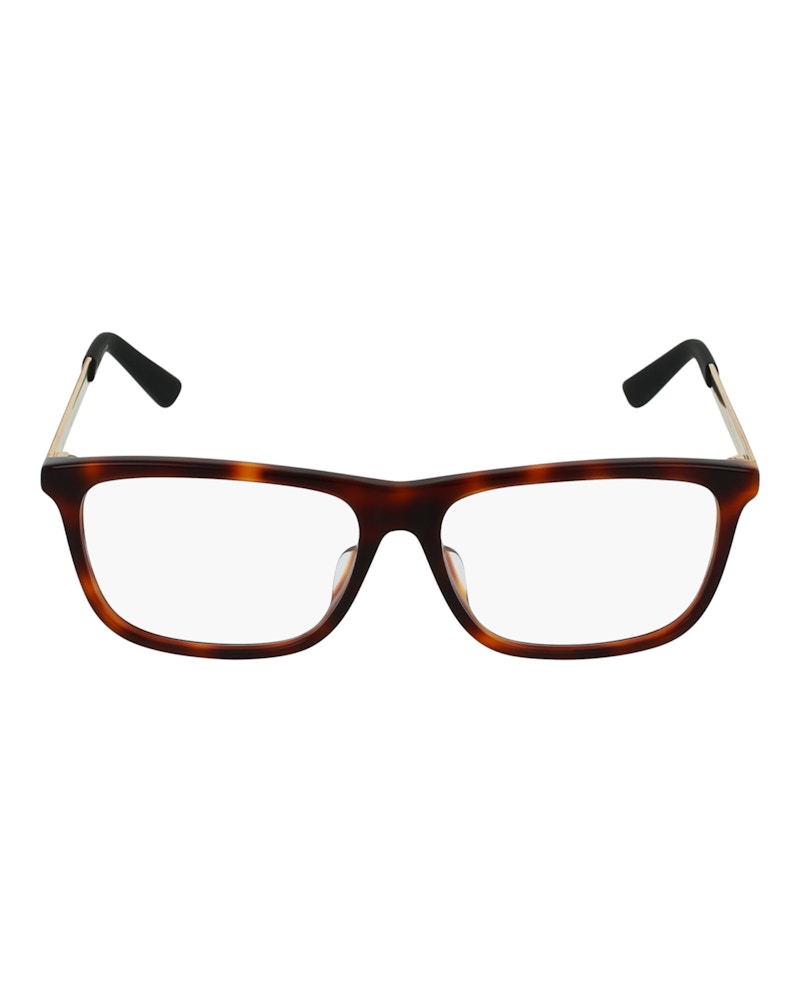 Gucci Square-Frame Acetate Optical Frames Havana Red Transparent (GG0696OA-30008604-003)