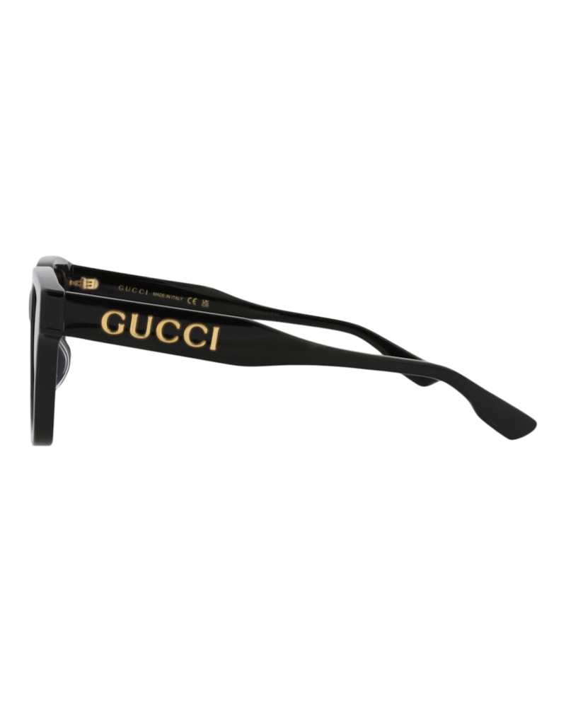 Gucci Square-Frame Acetate Sunglasses Black/Black/Grey (GG1136SA-30012716-001)