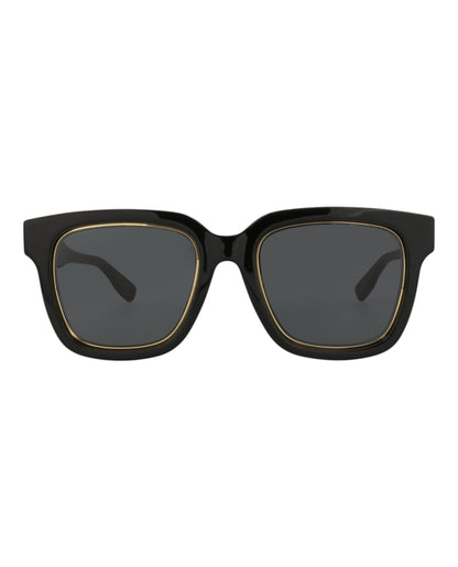 Gucci Square-Frame Acetate Sunglasses Black/Black/Grey (GG1136SA-30012716-001)