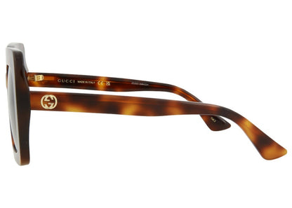 Gucci Square-Frame Acetate Sunglasses Havana/Brown (GG0328S-30002865-002-20355)