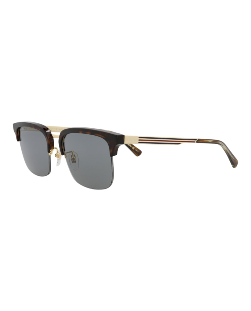 Gucci Square-Frame Acetate Sunglasses Havana/Gold/Grey (GG1226S-30013483-002)