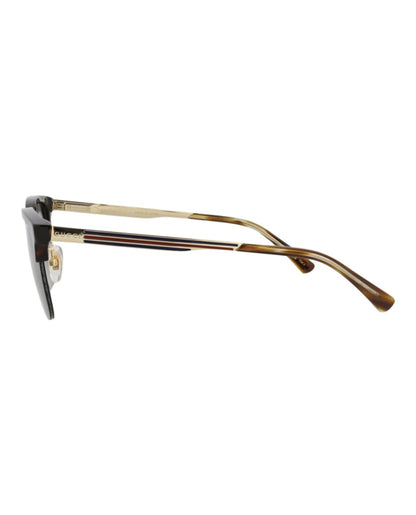 Gucci Square-Frame Acetate Sunglasses Havana/Gold/Grey (GG1226S-30013483-002)