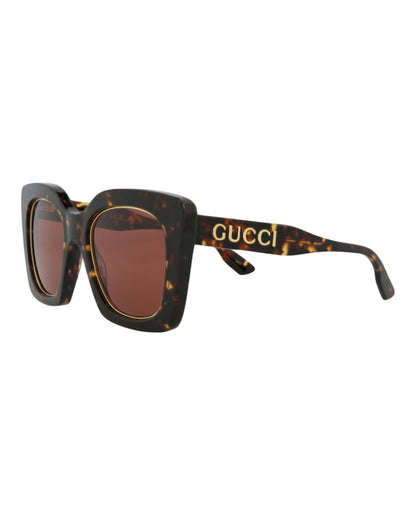Gucci Square-Frame Acetate Sunglasses Havana/Havana/Brown (GG1151S-30012891-003)