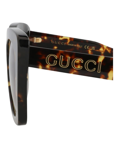 Gucci Square-Frame Acetate Sunglasses Havana/Havana/Brown (GG1151S-30012891-003)