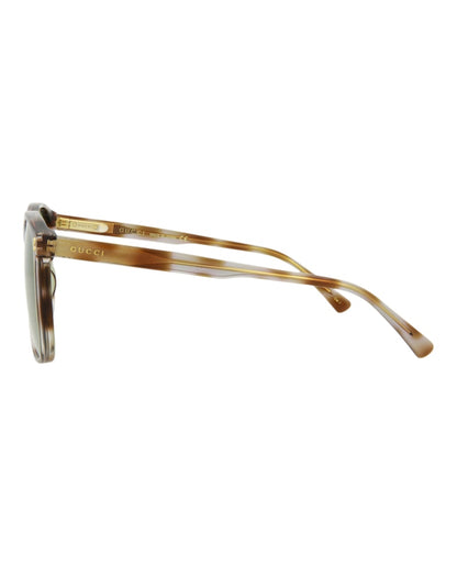 Gucci Square-Frame Acetate Sunglasses Havana Havana Green (GG1041S-30011605-004)