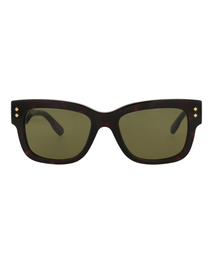 Gucci Square-Frame Acetate Sunglasses Havana/Havana/Green (GG1217S-30013478-002)