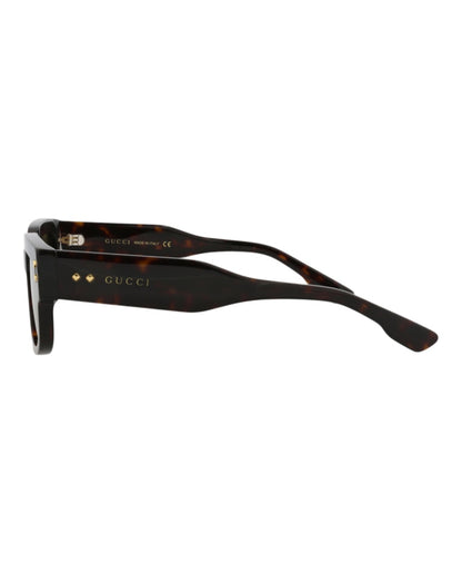Gucci Square-Frame Acetate Sunglasses Havana/Havana/Green (GG1218S-30013477-002)