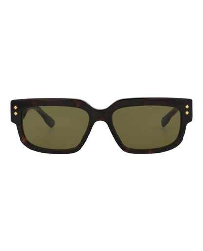 Gucci Square-Frame Acetate Sunglasses Havana/Havana/Green (GG1218S-30013477-002)