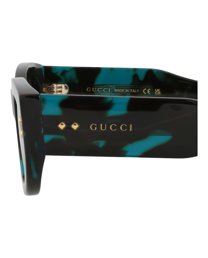 Gucci Square-Frame Acetate Sunglasses Havana/Havana/Grey (GG1215S-30013473-001)