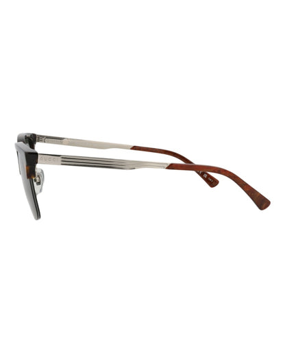 Gucci Square-Frame Acetate Sunglasses Havana/Silver/Green (GG1226S-30013483-003)