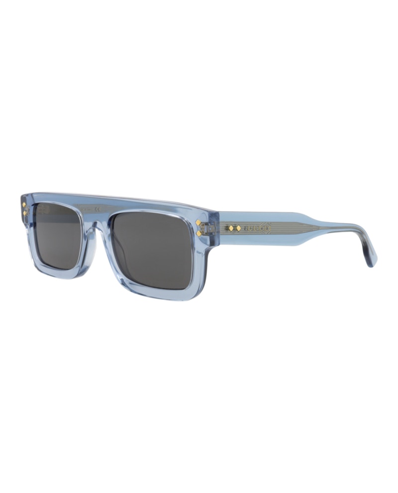 Gucci Square-Frame Acetate Sunglasses Light Blue Light Blue Grey (GG1085S-30013035-004)