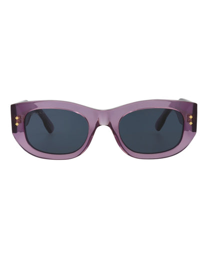 Gucci Square-Frame Acetate Sunglasses Violet/Violet/Blue (GG1215S-30013473-003)