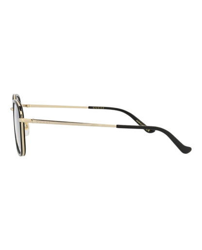 Gucci Square-Frame Injection Optical Frames Black Gold Transparent (GG0955OA-30011118-001)