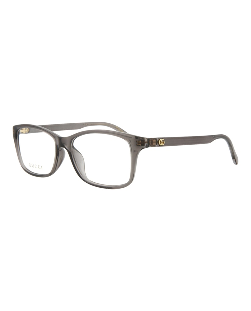 Gucci Square-Frame Injection Optical Frames Grey Grey Transparent (GG0720OA-30008910-007)
