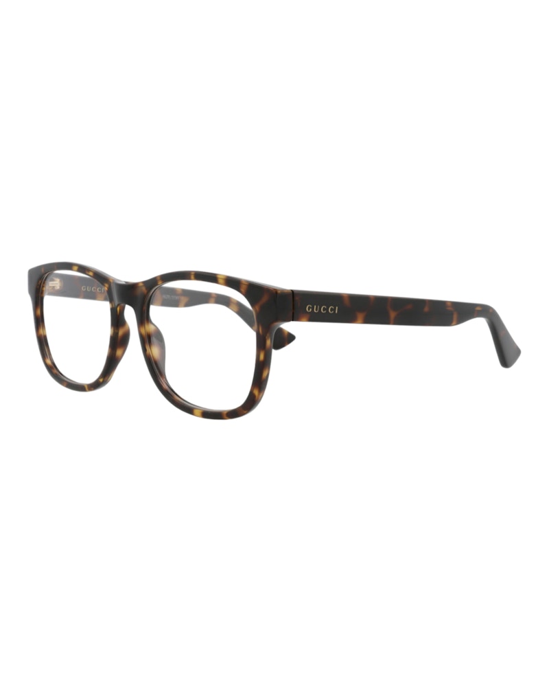 Gucci Square-Frame Injection Optical Frames Havana Havana Transparent (GG1344O-30013881-006)