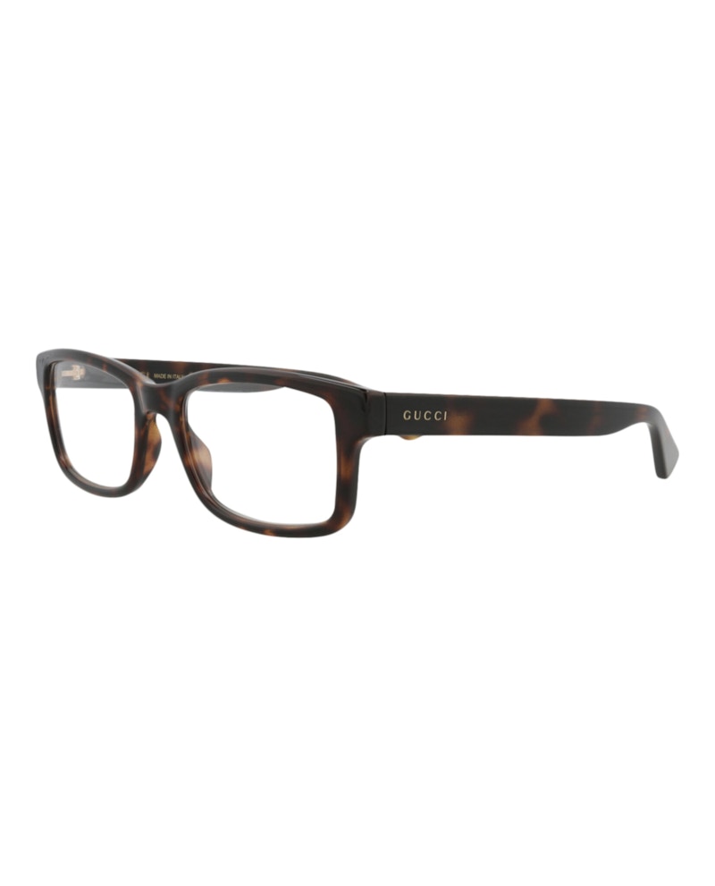Gucci Square-Frame Injection Optical Frames Havana Havana Transparent (GG1717O-30015506-002)