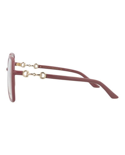 Gucci Square-Frame Injection Optical Frames Pink Pink Transparent (GG0890O-30010364-003)