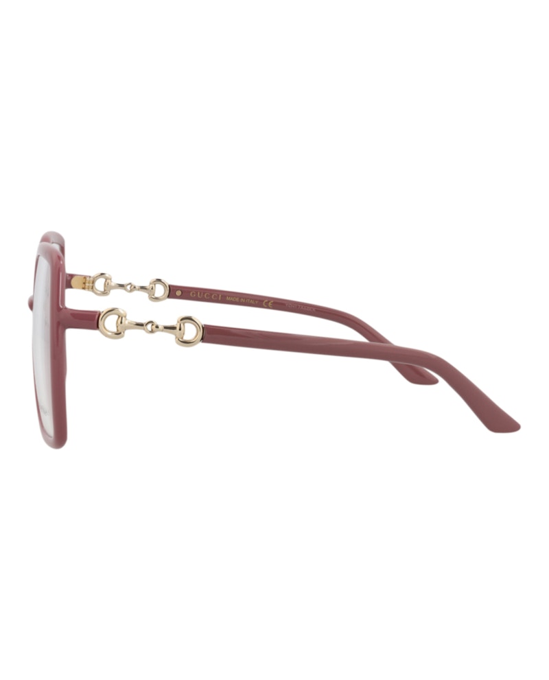 Gucci Square-Frame Injection Optical Frames Pink Pink Transparent (GG0890O-30010364-003)