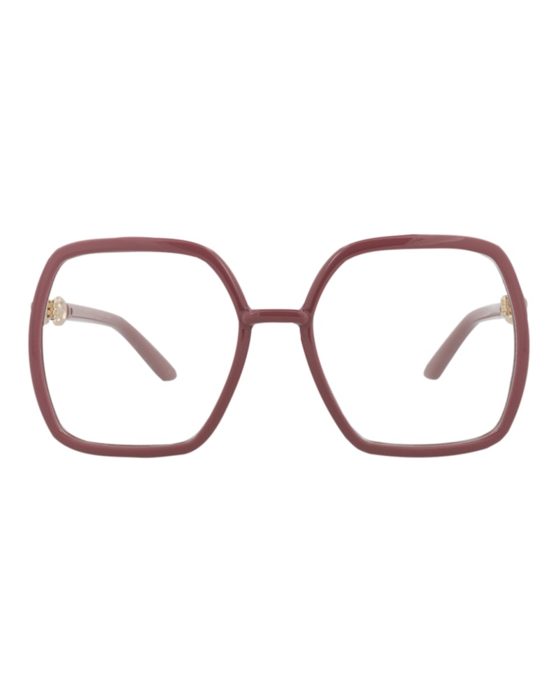 Gucci Square-Frame Injection Optical Frames Pink Pink Transparent (GG0890O-30010364-003)