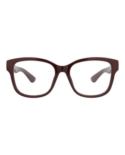Gucci Square-Frame Injection Optical Frames Red Red Transparent (GG1340O-30013878-005)