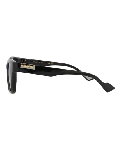 Gucci Square-Frame Injection Sunglasses Black Black Grey (GG1621SA-30015105-001)