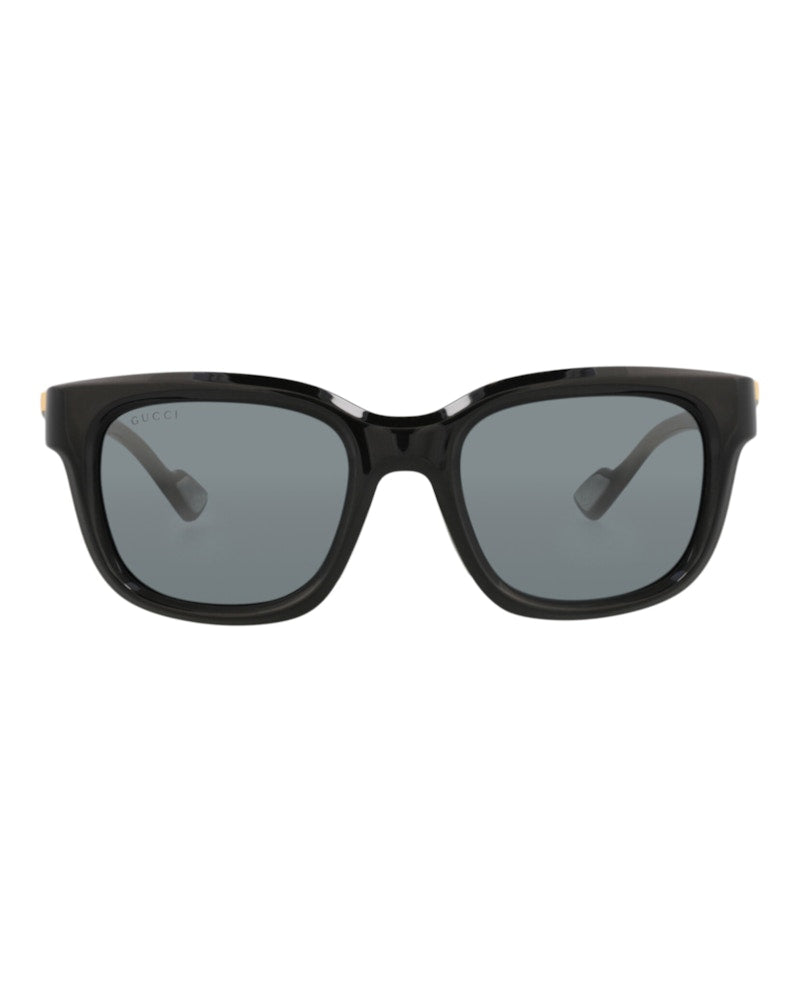 Gucci Square-Frame Injection Sunglasses Black Black Grey (GG1621SA-30015105-001)