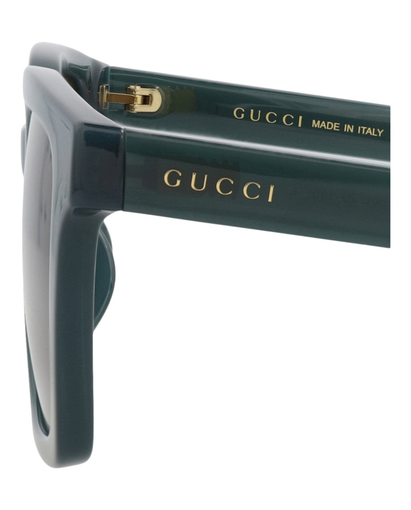 Gucci Square-Frame Injection Sunglasses Blue Blue Brown (GG1582SK-30014855-003)