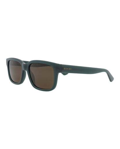 Gucci Square-Frame Injection Sunglasses Blue Blue Brown (GG1583S-30014853-003)