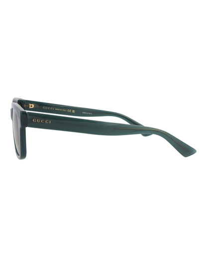 Gucci Square-Frame Injection Sunglasses Blue Blue Brown (GG1583S-30014853-003)