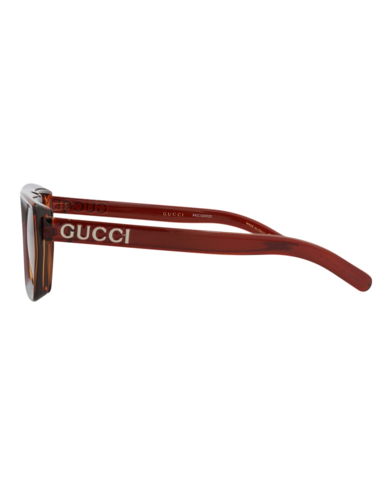 Gucci Square-Frame Injection Sunglasses Brown Brown Brown (GG1723S-30015511-002)