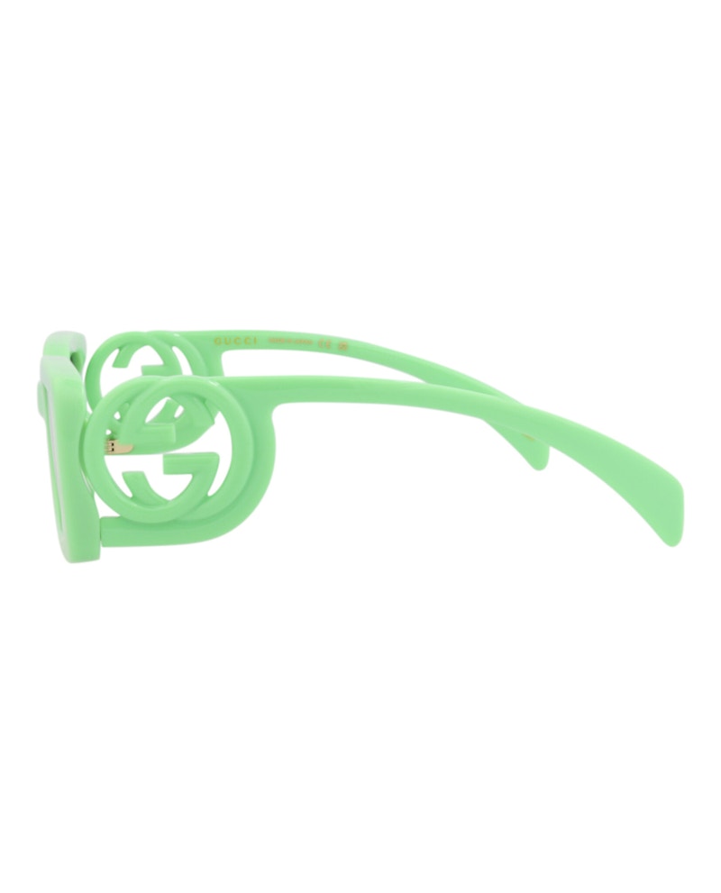Gucci Square-Frame Injection Sunglasses Green/Green/Green (GG1325S-30013843-004)