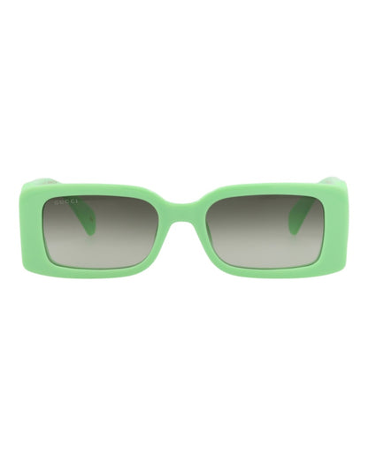 Gucci Square-Frame Injection Sunglasses Green/Green/Green (GG1325S-30013843-004)