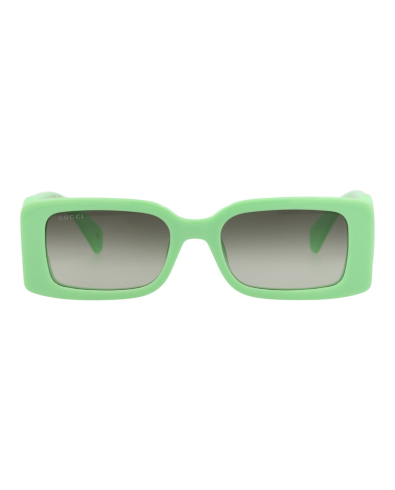 Gucci Square-Frame Injection Sunglasses Green/Green/Green (GG1325S-30013843-004)
