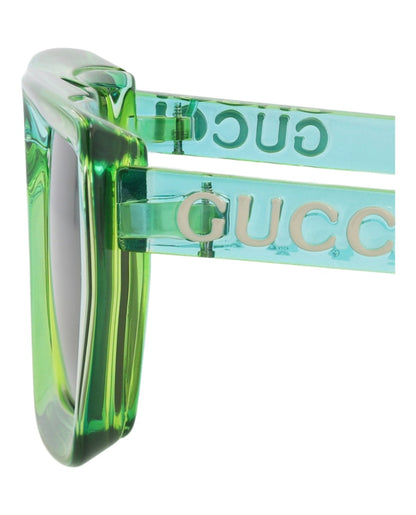 Gucci Square-Frame Injection Sunglasses Green Green Green (GG1723S-30015511-005)