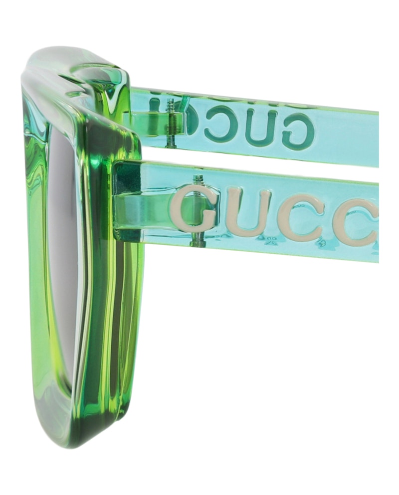 Gucci Square-Frame Injection Sunglasses Green Green Green (GG1723S-30015511-005)