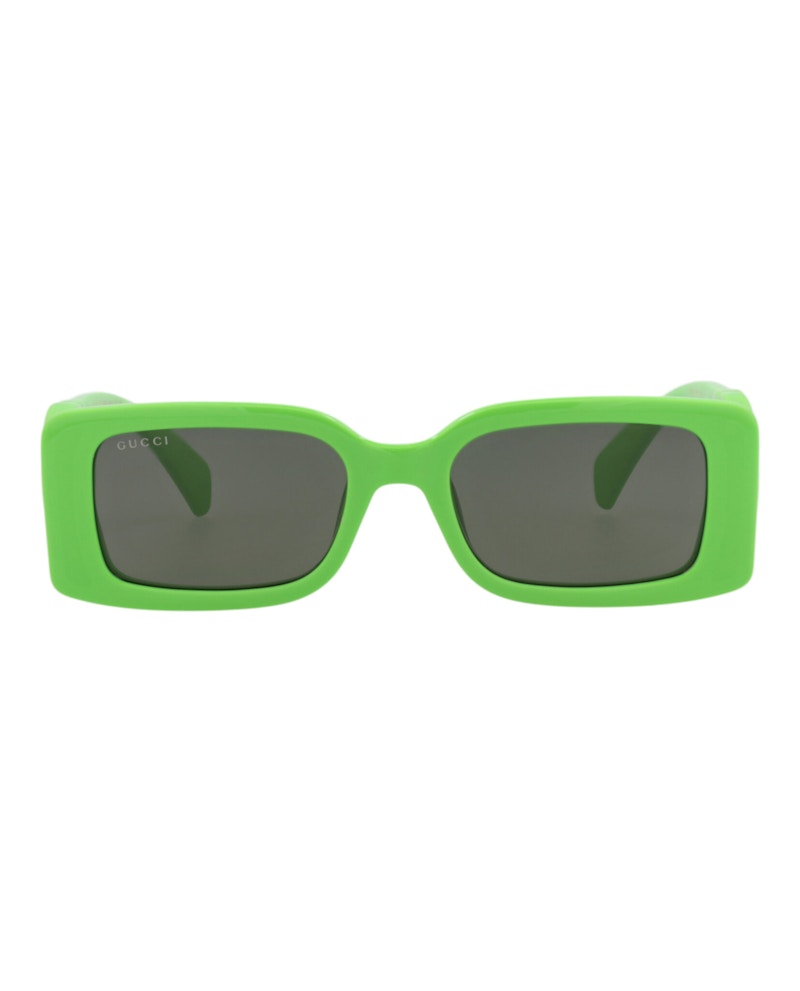 Gucci Square-Frame Injection Sunglasses Green Green Grey (GG1325S-30013843-009)