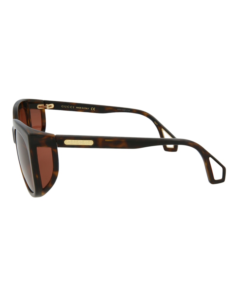 Gucci Square-Frame Injection Sunglasses Havana Havana Brown (GG0468S-30006410-002)