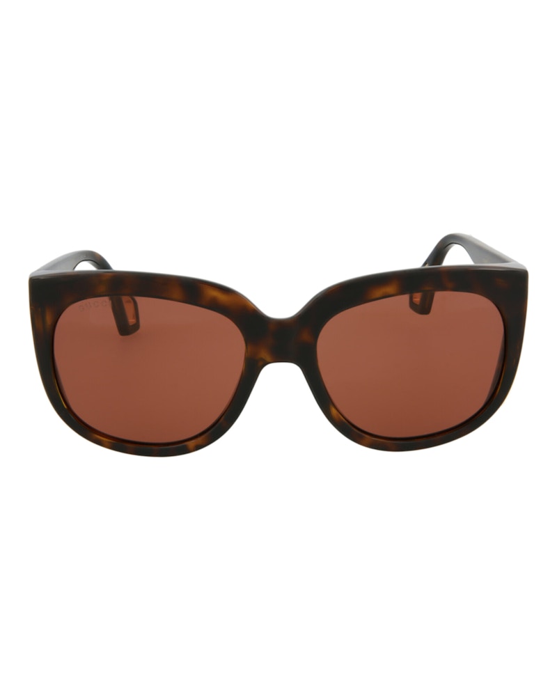 Gucci Square-Frame Injection Sunglasses Havana Havana Brown (GG0468S-30006410-002)