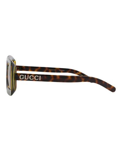 Gucci Square-Frame Injection Sunglasses Havana Havana Brown (GG1718S-30015507-002)