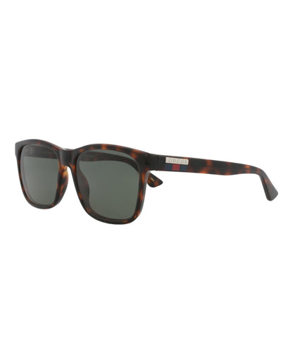 Gucci Square-Frame Injection Sunglasses Havana Havana Green (GG0746S-30008885-003)