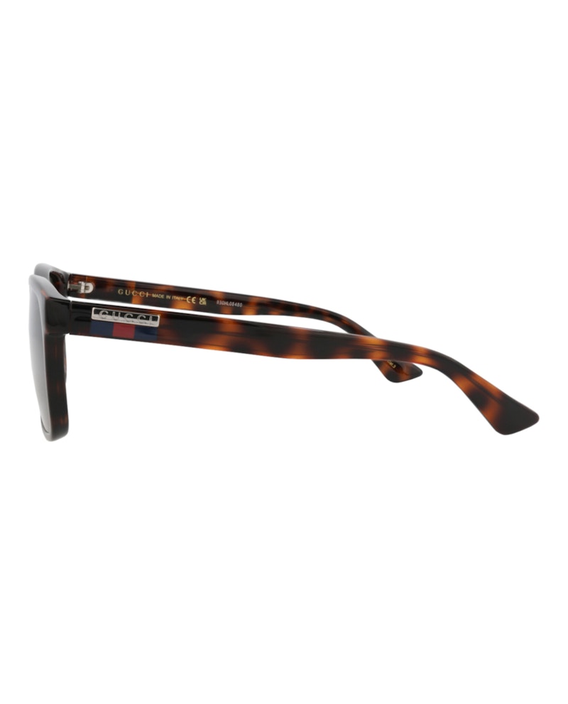 Gucci Square-Frame Injection Sunglasses Havana Havana Green (GG0746S-30008885-003)